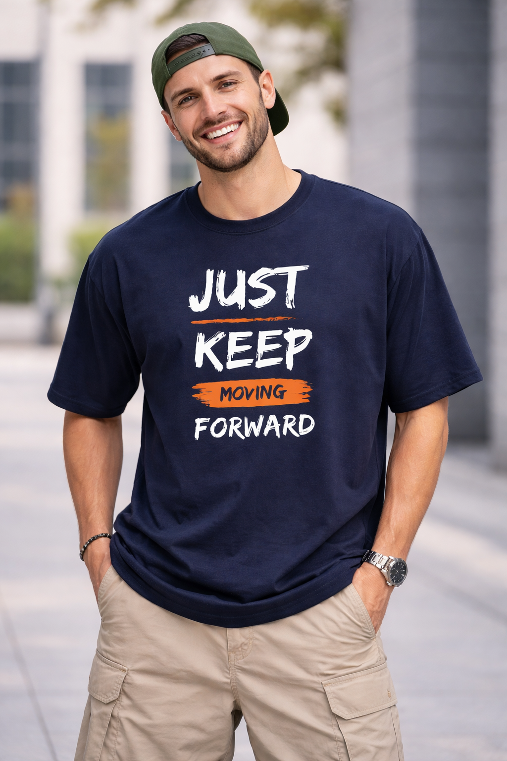 Just Keep Oversized Classic T-Shirt