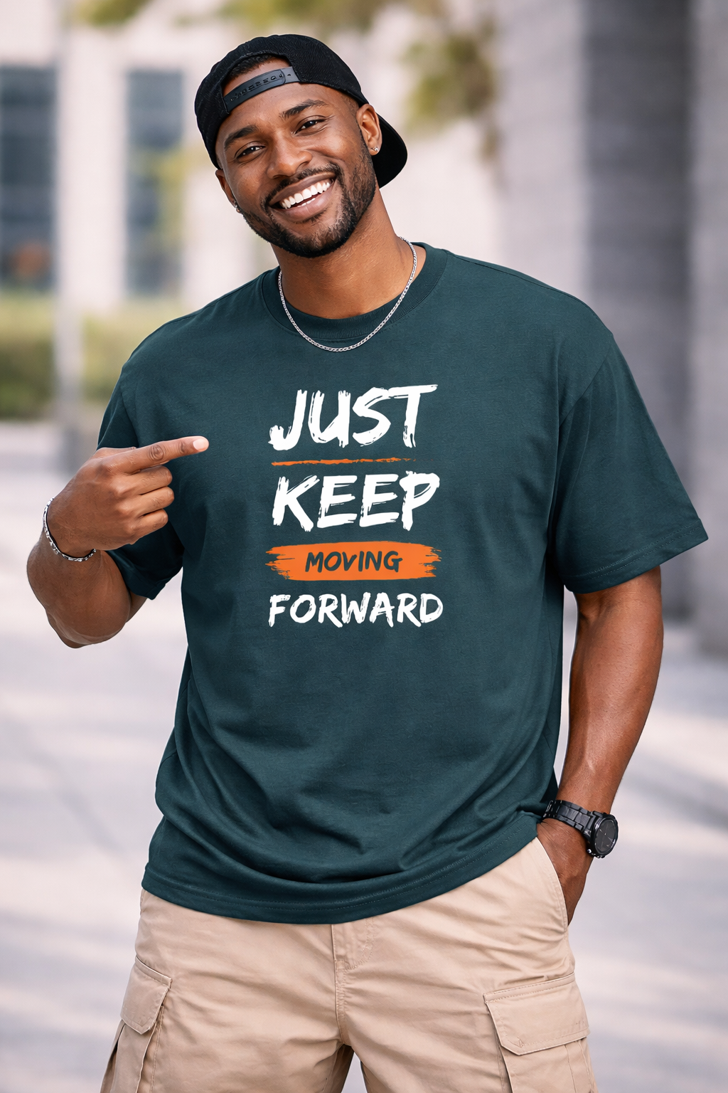 Just Keep Oversized Classic T-Shirt