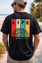 Life Quote Oversized Classic Tee