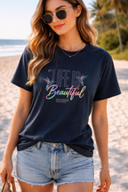 Life Quote Oversized Classic Tee