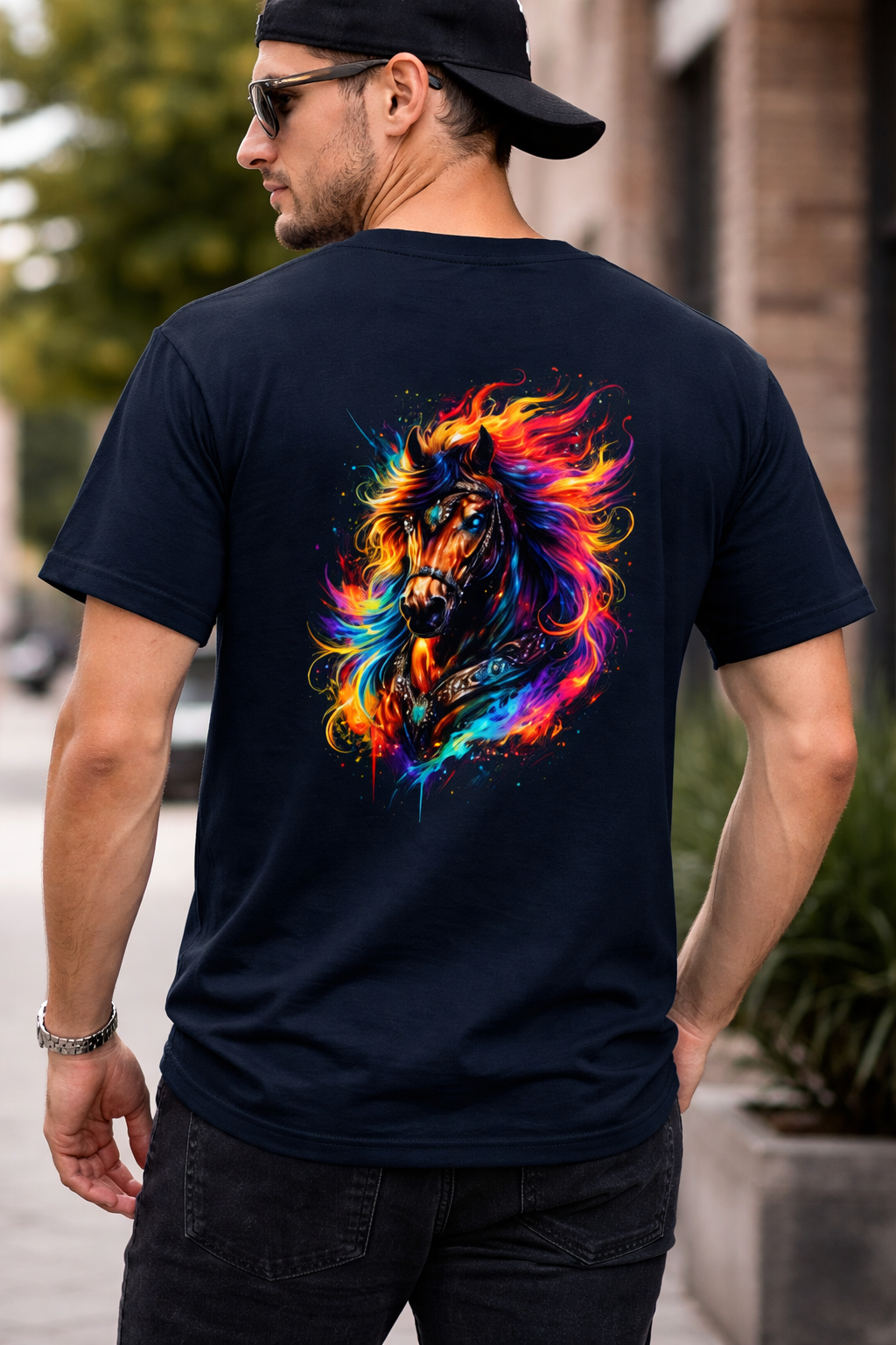 Horse Oversized Classic T-Shirt