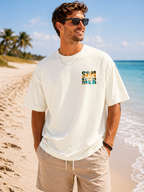 Beach Vibe Premium Oversized Tee
