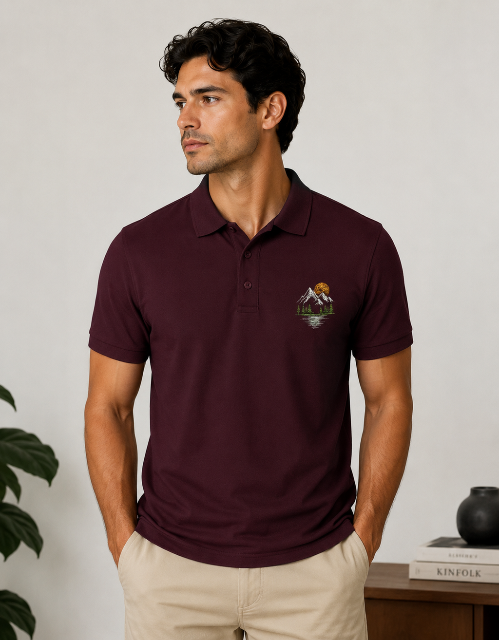 Mountain Men's Polo T-shirt