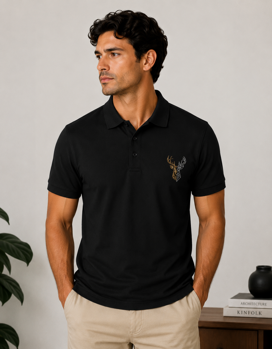 Deer Men's Polo T-shirt