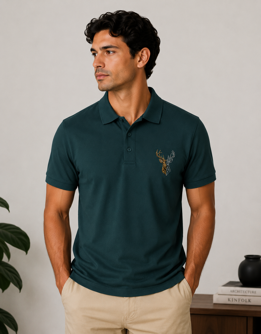 Deer Men's Polo T-shirt