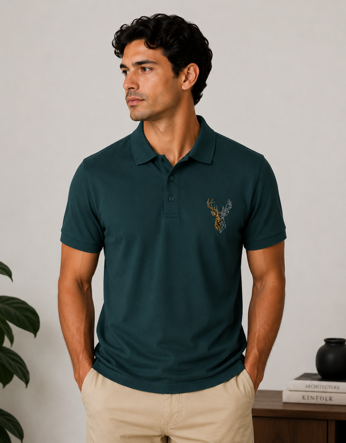 Deer Men's Polo T-shirt
