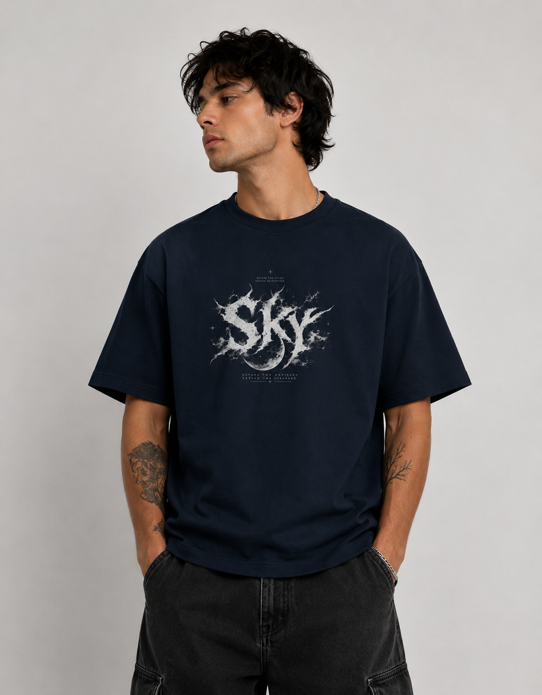 Sky Design Oversized Tee