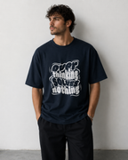 No More Overthing  Oversized Tee