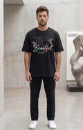 Life Quote Oversized Classic Tee