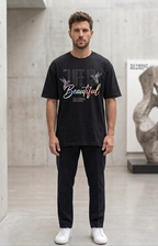 Life Quote Oversized Classic Tee
