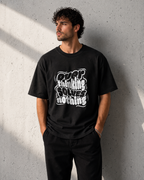 No More Overthing  Oversized Tee
